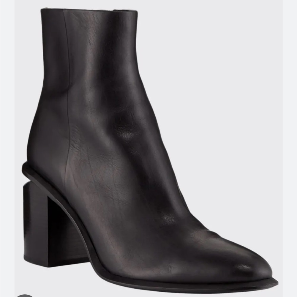Alexander Wang ANNA BOOTIE WITH RHODIUM 37.5